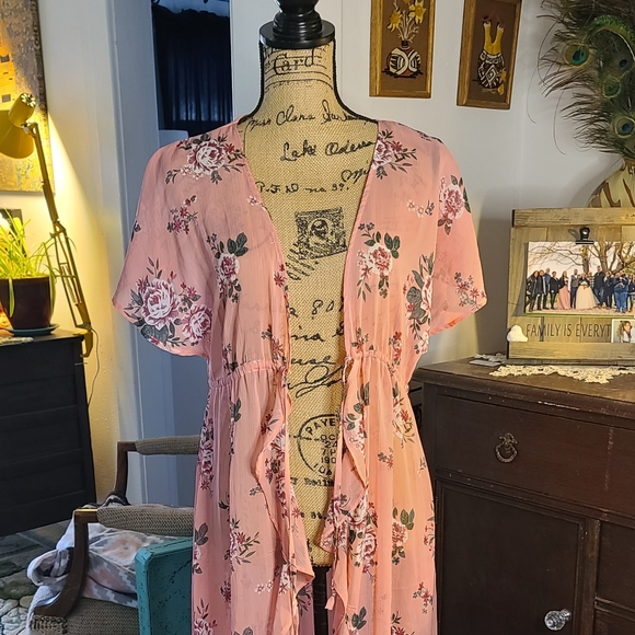 Rose floral cover up Beautiful - Picture 13 of 16